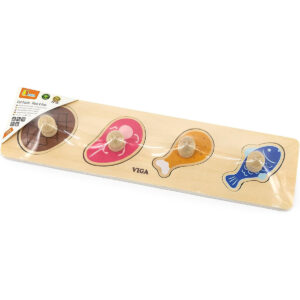 VIGA Flat Puzzle - Meat & Fish