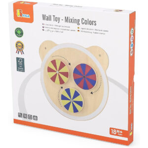 Viga Wall Toy - Mixing Colors with 3 discs
