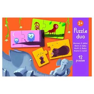 Djeco - Puzzle Duo/Trio Mom And Baby