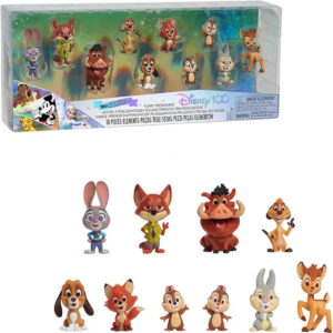 Disney - 100 Years Celebration Figures - Furry Friendships - 10pcs