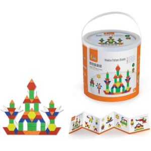 Viga Toys - 250 Wood Pattern Blocks