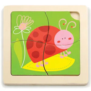 Viga - Handy Flat Puzzle - Ladybird