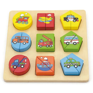 Viga - Shape Block Puzzle - Vehicles