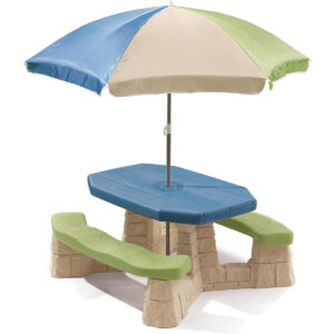 STEP2 N. P. PICNIC TABLE W/UMBRELLA 843800 picnic table