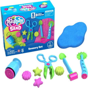Educational Insights Playfoam Sand Sensory Set, Play Sand, Sensory Toy for Boys & Girls, Ages 3+