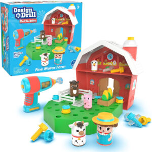 Learning Resources Educational Insights Design & Drill Bolt Buddies Barn
