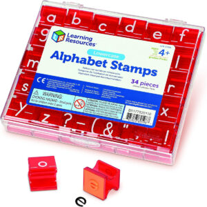 Learning Resources Lowercase Alphabet Stamps Multicoloured