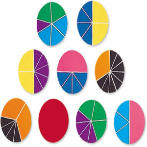 Learning Resources Fraction Circles: Educational Kit, Fraction Learning, Children, 6-10 Years, Unisex