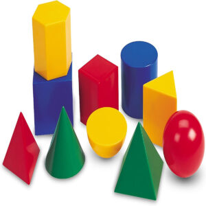 Learning Resources Large Geometric Shapes, 10 Pieces