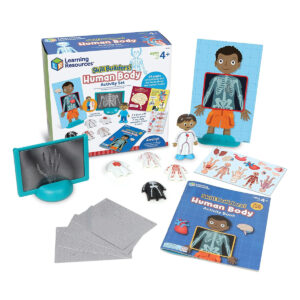 Learning Resources Skill Builders! Human Body Activity Set,17 Pieces, Ages 4+, Preschool Learning Activities, Preschool Science, Preschool Activity Book,Human Body Parts for Kids