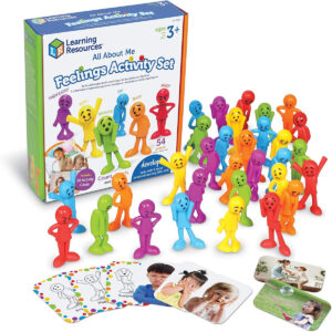 Learning Resources All About Me Feelings Activity Set - 54 Pieces, Ages 3+ Toddler Social Emotional Learning Games, Communication Games for Kids, Emotion Toys, Feeling Toys for Kids