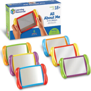 Learning Resources All About Me - 2-In-1 Mirrors, Set Of 6