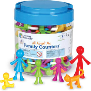 Learning Resources All About Me Family Counters Assorted Colors and Shapes Set of 72 Ages 3+ Multi-color standart