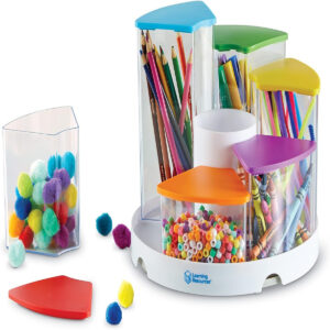 Learning Resources Create-A-Space See-Thru Spinning Bins