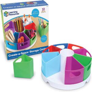 Learning Resources Create-A-Space Storage Center, 10 Piece Set , Set Of 1