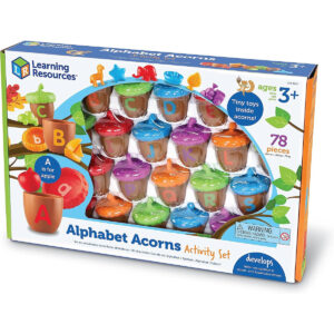 Learning Resources Alphabet Acorns Activity Set, 78 Pieces