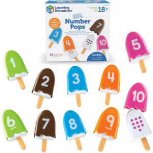 Learning Resources Smart Snacks Number Pops, Set of 10
