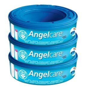 Angelcare Nappy Disposal System Refill Cassettes 3 Pack Blue