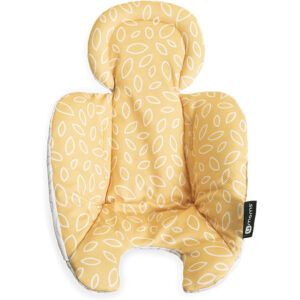 4MOMS Newborn Insert, Baby Insert Compatible with Swing MamaRoo/RockaRoo 2.0 / Connect High Chair, Breathable, Soft and Comfortable Fabric, With Automated Technology, Machine Washable, Yellow Mesh