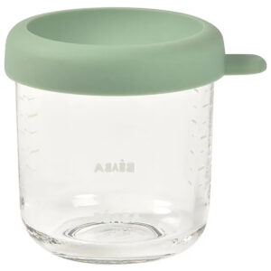Beaba - Conservative Glass Food Container - Sage Green - 250 ml