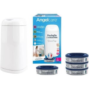 Angelcare Dress up Bin Octagonal + 4 refills Bundle Multi Color