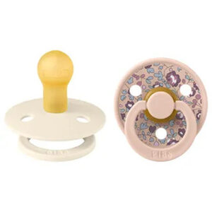 Bibs - Liberty Eloise Latex Pacifier S1 - 0M+ - 2pcs - Blush Mix