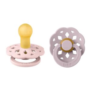 Bibs - Boheme S1 Pacifiers - Pack of 2 - Blossom/Dusky Lilac