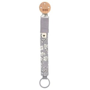 Bibs - Liberty Pacifier Clip Capel - Fossil Grey