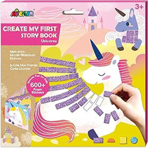 Avenir - Create My First Avenir - Create My First Story Book Unicorns | Interactvie nature book with engages children storytelling | Gift-Worthy Packaging | Ages 3+  Story Book Unicorns | Interactvie nature book with engages children storytelling | Gift-Worthy Packaging | Ages 3+