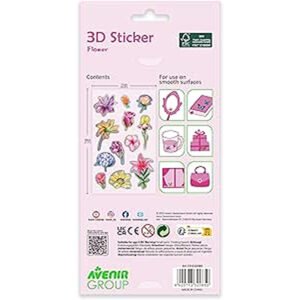 Avenir - 3D Stickers 10 pack - Insect Multicolour | These beautiful and realistic-looking 3D stickers pop out to showcase a gorgeous collection. | ages 3+