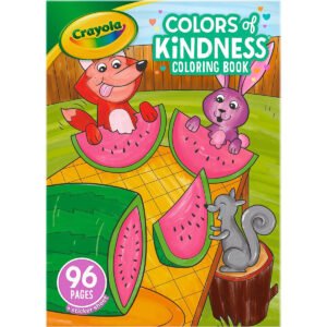 CRAYOLA Colours of Kindness Colouring Book (48 Pages) - Colours and Images That Represent Good Feelings | Ideal for Kids Aged 3+