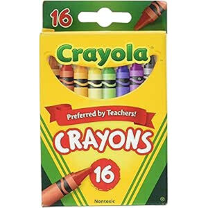 Crayola Crayons Peggable, Multi-Colour, Cy52-3016 16 ct