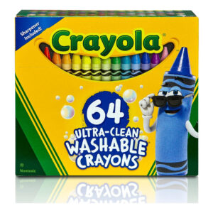 Ultra-Clean Washable Crayons, 64 count