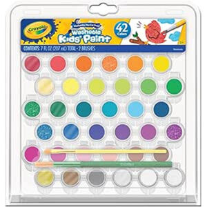 Crayola Washable Paint Pots Set, Multi-Colour, Cy54-0157
