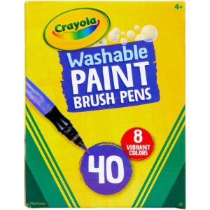 Crayola Washable Paint Brush Pens 40-Pieces