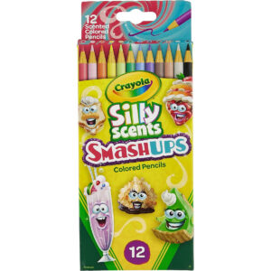 CRAYOLA 12 Ct Silly Scents Smash Ups Colored Pencils