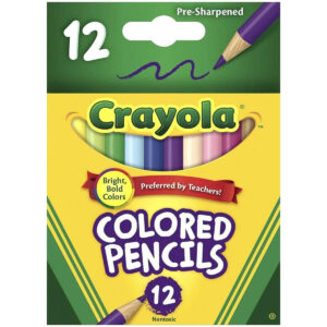 Crayola Short Colored Pencils, Multi-Colour, Cy68-4112
