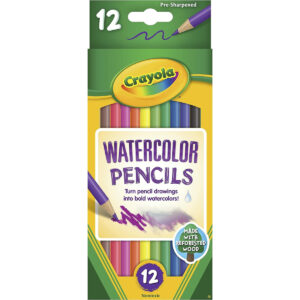 CRAYOLA W/C PNCL SET 12CT (48)
