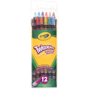 Crayola Twistables Colored Pencils, Multi-Colour, Cy68-7408