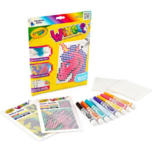 Crayola Wixels Unicorn Activity Kit, Pixel Art Coloring Set, Gift for Kids, Ages 6, 7, 8, 9