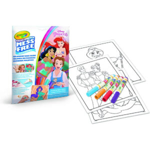 Crayola Color wonder set disney princess, coloring book, 4 markers
