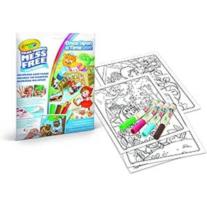 Crayola Color wonder set once upon a time, coloring book, 4 markers