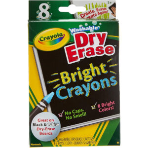Crayola Dry Erase Crayons, Multi-Colour, Cy98-5202