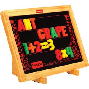 Funskool Giggles - Learn N Write Slate, 2 In 1 Magnetic And Dry Erase Board, Early Learning, 3 Years & Above, Preschool Toys