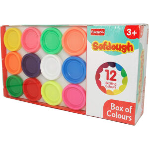 Funskool Fundough - Box of Colours, Shaping and Sculpting, 3years +, Multi-Colour