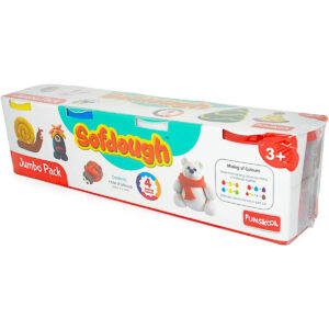Funskool Fundough - Jumbo Pack, Shaping and Sculpting, 3years +, Multi-Colour