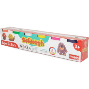 Funskool Fundough - Super Six, Shaping and Sculpting, 3years +, Multi-Colour