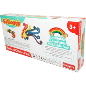 Funskool Fundough - Rainbow Colours, Shaping and Sculpting, 3years +, Multi-Colour