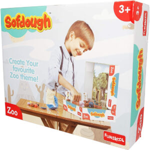 Funskool Fundough - Zoo , Cutting And Moulding Playset , 3Years + , Multi-Colour