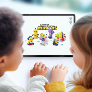 HEY CLAY Despicable Me Minions Set - Minions Dave & Fluffy - Colorful Modeling Air Dry Clay for Kids - Air Dry Clay Kit 15 Cans and Sculpting Tools with Fun Interactive Instructions App - Age 3 and up